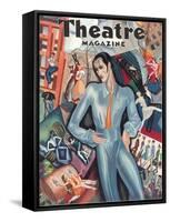 Cover for Theatre Magazine-null-Framed Stretched Canvas