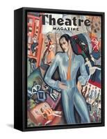 Cover for Theatre Magazine-null-Framed Stretched Canvas