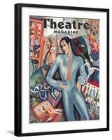Cover for Theatre Magazine-null-Framed Art Print