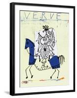 Cover For Verve, c.1951-Pablo Picasso-Framed Serigraph