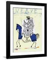 Cover For Verve, c.1951-Pablo Picasso-Framed Serigraph