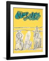 Cover For Verve, c.1951-Pablo Picasso-Framed Serigraph