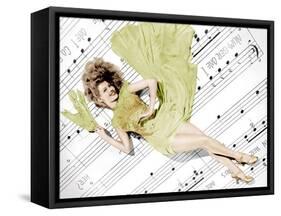 Cover Girl, Rita Hayworth, 1944-null-Framed Stretched Canvas