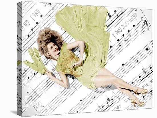 Cover Girl, Rita Hayworth, 1944-null-Stretched Canvas