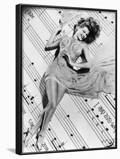 Cover Girl, Rita Hayworth, 1944-null-Framed Photographic Print