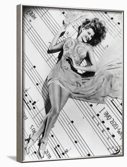 Cover Girl, Rita Hayworth, 1944-null-Framed Photographic Print