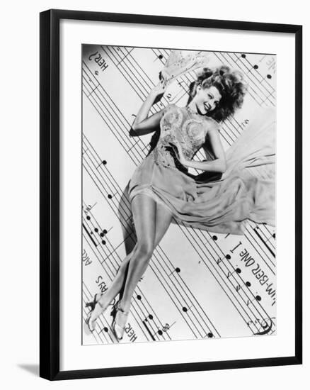 Cover Girl, Rita Hayworth, 1944-null-Framed Photographic Print