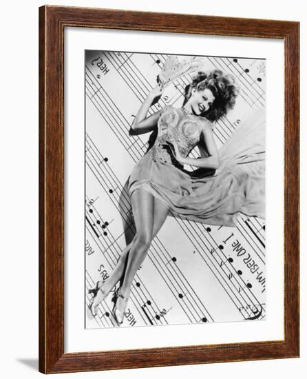 Cover Girl, Rita Hayworth, 1944-null-Framed Photographic Print