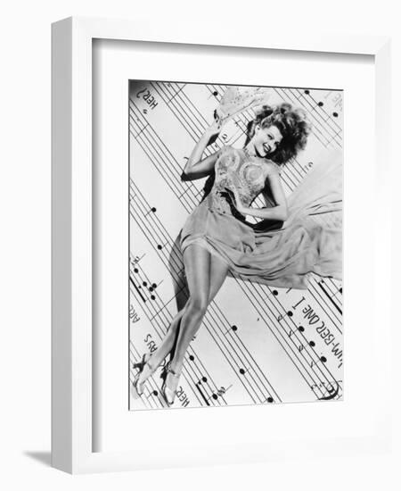 Cover Girl, Rita Hayworth, 1944-null-Framed Photographic Print