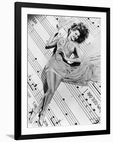 Cover Girl, Rita Hayworth, 1944-null-Framed Photographic Print