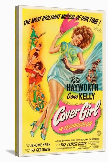 Cover Girl, Rita Hayworth, 1944-null-Stretched Canvas