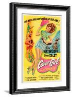 Cover Girl, Rita Hayworth, 1944-null-Framed Art Print