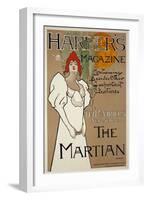 Cover Illustration for 'Harper's' Magazine Featuring 'The Martian' by Dumaurier, 1898-Fred Hyland-Framed Giclee Print