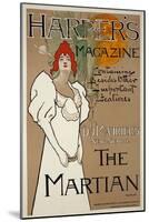 Cover Illustration for 'Harper's' Magazine Featuring 'The Martian' by Dumaurier, 1898-Fred Hyland-Mounted Giclee Print