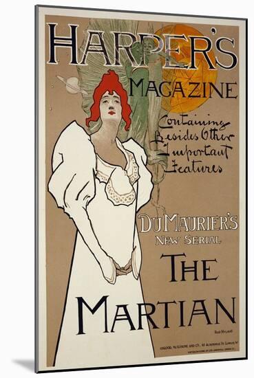 Cover Illustration for 'Harper's' Magazine Featuring 'The Martian' by Dumaurier, 1898-Fred Hyland-Mounted Giclee Print