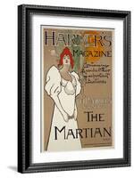 Cover Illustration for 'Harper's' Magazine Featuring 'The Martian' by Dumaurier, 1898-Fred Hyland-Framed Giclee Print