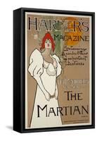 Cover Illustration for 'Harper's' Magazine Featuring 'The Martian' by Dumaurier, 1898-Fred Hyland-Framed Stretched Canvas