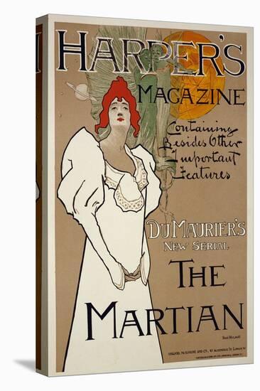 Cover Illustration for 'Harper's' Magazine Featuring 'The Martian' by Dumaurier, 1898-Fred Hyland-Stretched Canvas