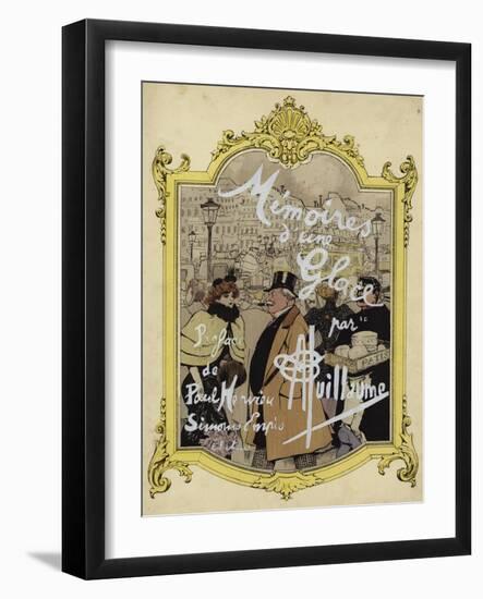 Cover Illustration for Memoires D'Une Glace-Albert Guillaume-Framed Giclee Print