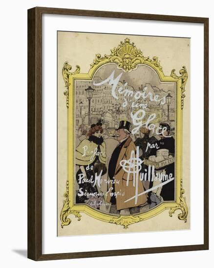 Cover Illustration for Memoires D'Une Glace-Albert Guillaume-Framed Giclee Print