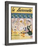 Cover Illustration from 'La Baionnette' Magazine, 1914-18 (Colour Litho)-French-Framed Giclee Print