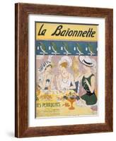 Cover Illustration from 'La Baionnette' Magazine, 1914-18 (Colour Litho)-French-Framed Giclee Print