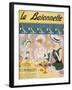 Cover Illustration from 'La Baionnette' Magazine, 1914-18 (Colour Litho)-French-Framed Giclee Print