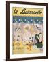 Cover Illustration from 'La Baionnette' Magazine, 1914-18 (Colour Litho)-French-Framed Giclee Print