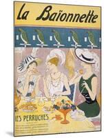 Cover Illustration from 'La Baionnette' Magazine, 1914-18 (Colour Litho)-French-Mounted Giclee Print