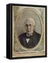 Cover Illustration of 'Le Petit Journal' Depicting Thomas Alva Edison, 1917-French School-Framed Stretched Canvas