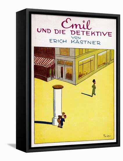 Cover Illustration of the Original Edition of Emil Und Die Detektive-null-Framed Stretched Canvas