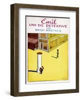 Cover Illustration of the Original Edition of Emil Und Die Detektive-null-Framed Photographic Print