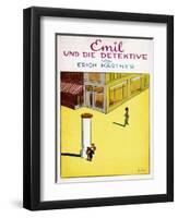 Cover Illustration of the Original Edition of Emil Und Die Detektive-null-Framed Photographic Print