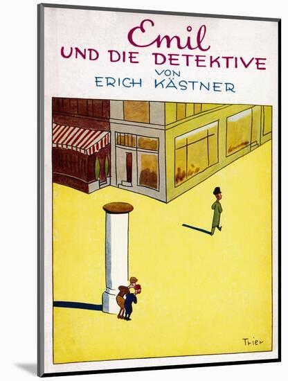 Cover Illustration of the Original Edition of Emil Und Die Detektive-null-Mounted Photographic Print