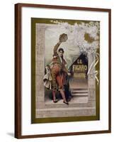 Cover Inspired by Georges Bizet's Carmen, Figaro Illustree-null-Framed Giclee Print