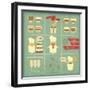 Cover Menu For Bakery-elfivetrov-Framed Art Print