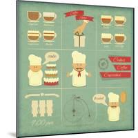 Cover Menu For Bakery-elfivetrov-Mounted Art Print