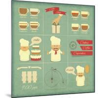 Cover Menu For Bakery-elfivetrov-Mounted Art Print