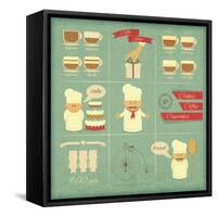 Cover Menu For Bakery-elfivetrov-Framed Stretched Canvas