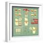 Cover Menu For Bakery-elfivetrov-Framed Art Print