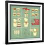 Cover Menu For Bakery-elfivetrov-Framed Art Print