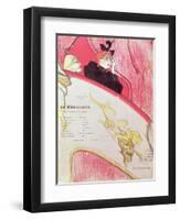 Cover of a Programme for "Le Missionaire" at the Theatre Libre, 1893-94-Henri de Toulouse-Lautrec-Framed Giclee Print