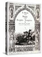 Cover of 'A Sketch of the History of the Knights Templars', by James Burnes-null-Stretched Canvas