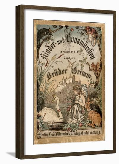 Cover of Brothers' Grimm Tales from a German Edition Published in Berlin, 1865-null-Framed Giclee Print