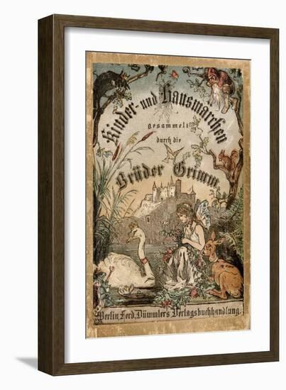 Cover of Brothers' Grimm Tales from a German Edition Published in Berlin, 1865-null-Framed Giclee Print