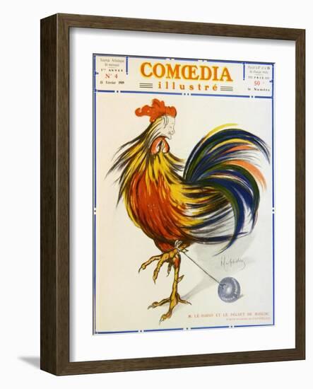 Cover of 'Comoedia Illustre', February 15, 1909-Leonetto Cappiello-Framed Giclee Print