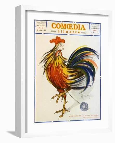 Cover of 'Comoedia Illustre', February 15, 1909-Leonetto Cappiello-Framed Giclee Print