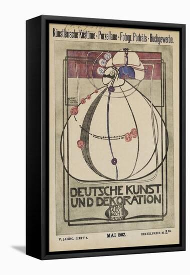 Cover of 'Deutsche Kunst Und Dekoration'-Margaret MacDonald-Framed Stretched Canvas