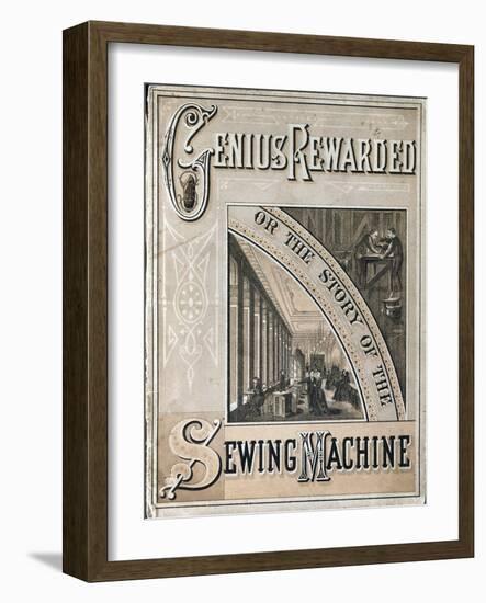 Cover of Genius Rewarded, or the History of the Singer Sewing Machine, 1880-null-Framed Giclee Print