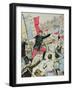 Cover of 'La Bombe' Depicting General Boulanger (1837-91) 'Taking' the Bastille-Paul de Semant-Framed Giclee Print